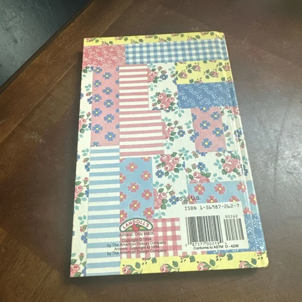VTG 1994 Set of 2 Julie's Journal Unused Floral Patchwork Blank Unused